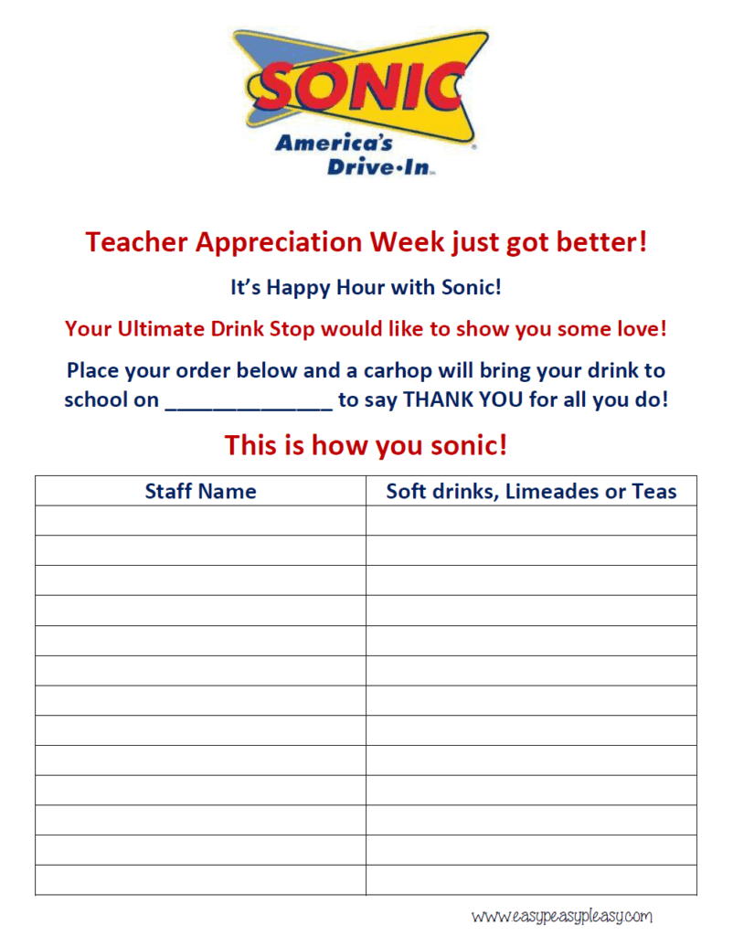 How To Show Teacher Appreciation In A Big Way! Easy Peasy Pleasy