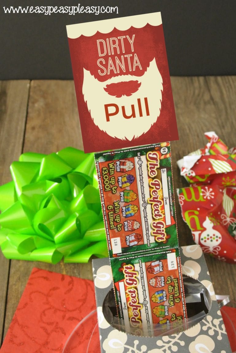 Dirty Santa Lottery Tickets The Perfect Gift Easy Peasy Pleasy