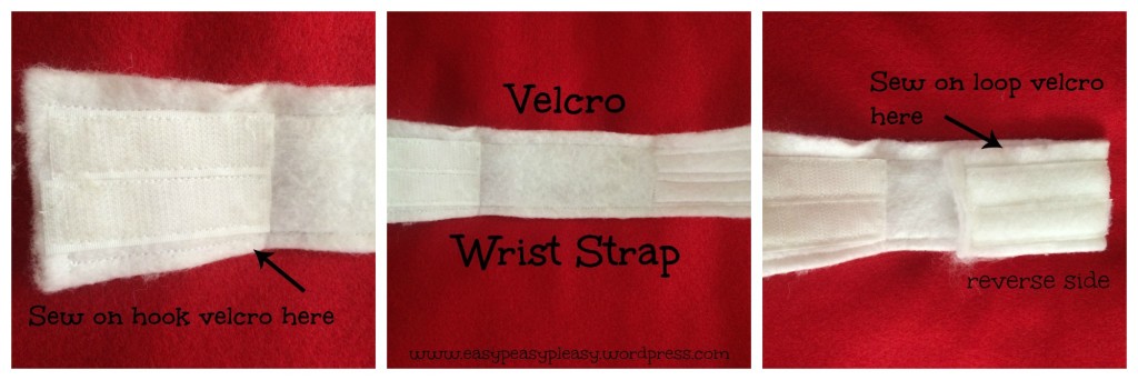 Velcro wrist strap collage