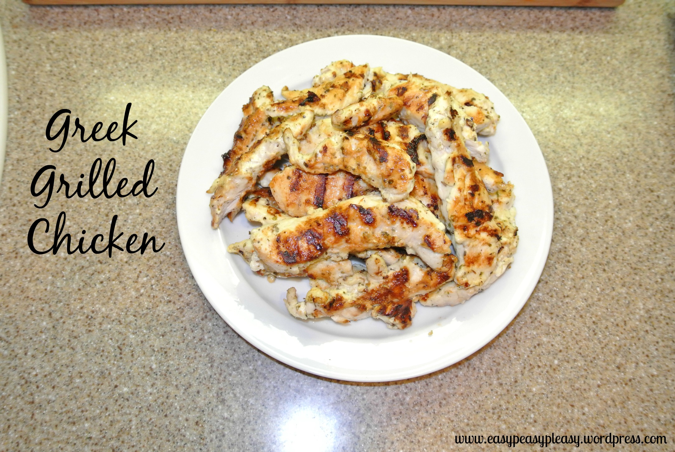 Greek Grilled Chicken Recipe