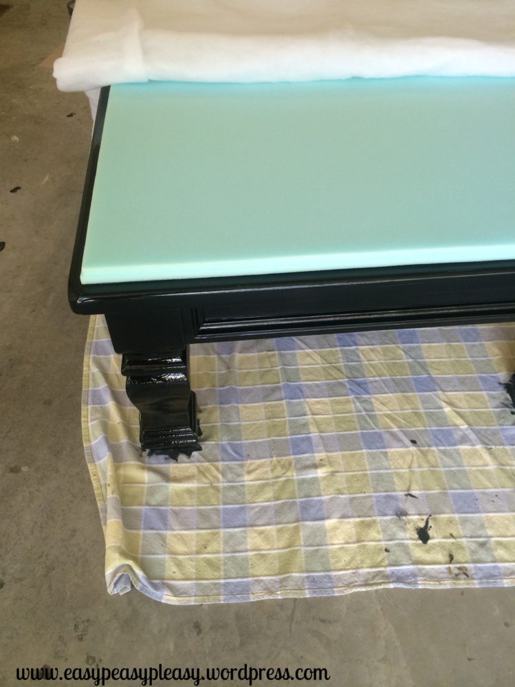 DIY Table To Ottoman And How To Paint Furniture Without Sanding Easy