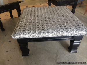 DIY Table To Ottoman And How To Paint Furniture Without Sanding - Easy ...