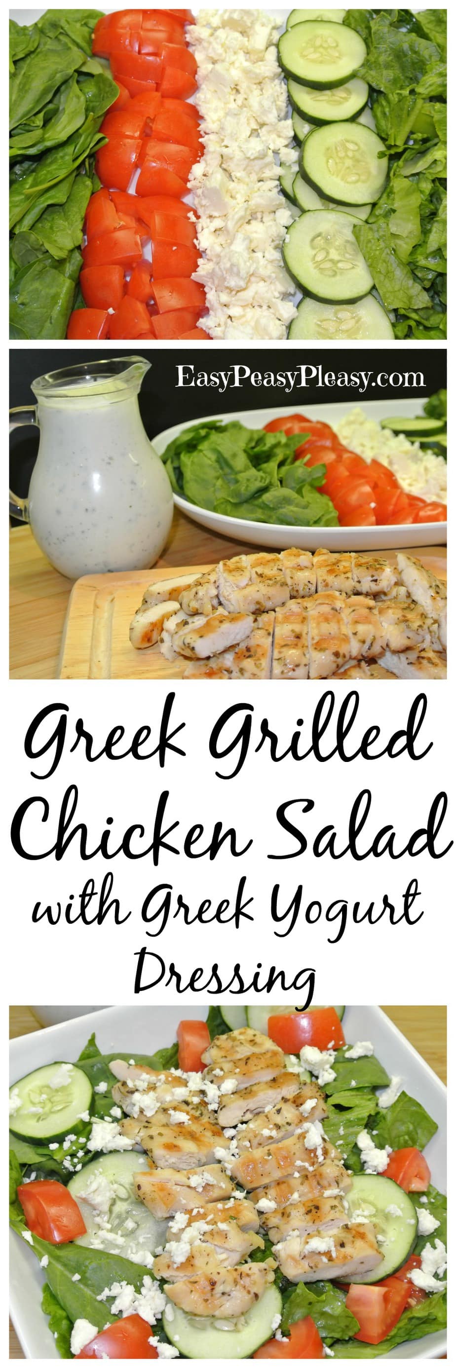 Trying to Eat Lean-Greek Grilled Chicken Salad With Greek Yogurt ...