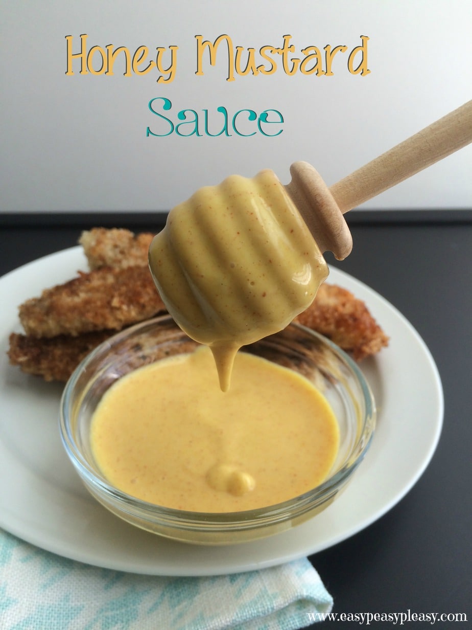 Delicious Honey Mustard Sauce using only 4 Ingredients. Its great for dipping, sandwiches, wraps, and marinades.