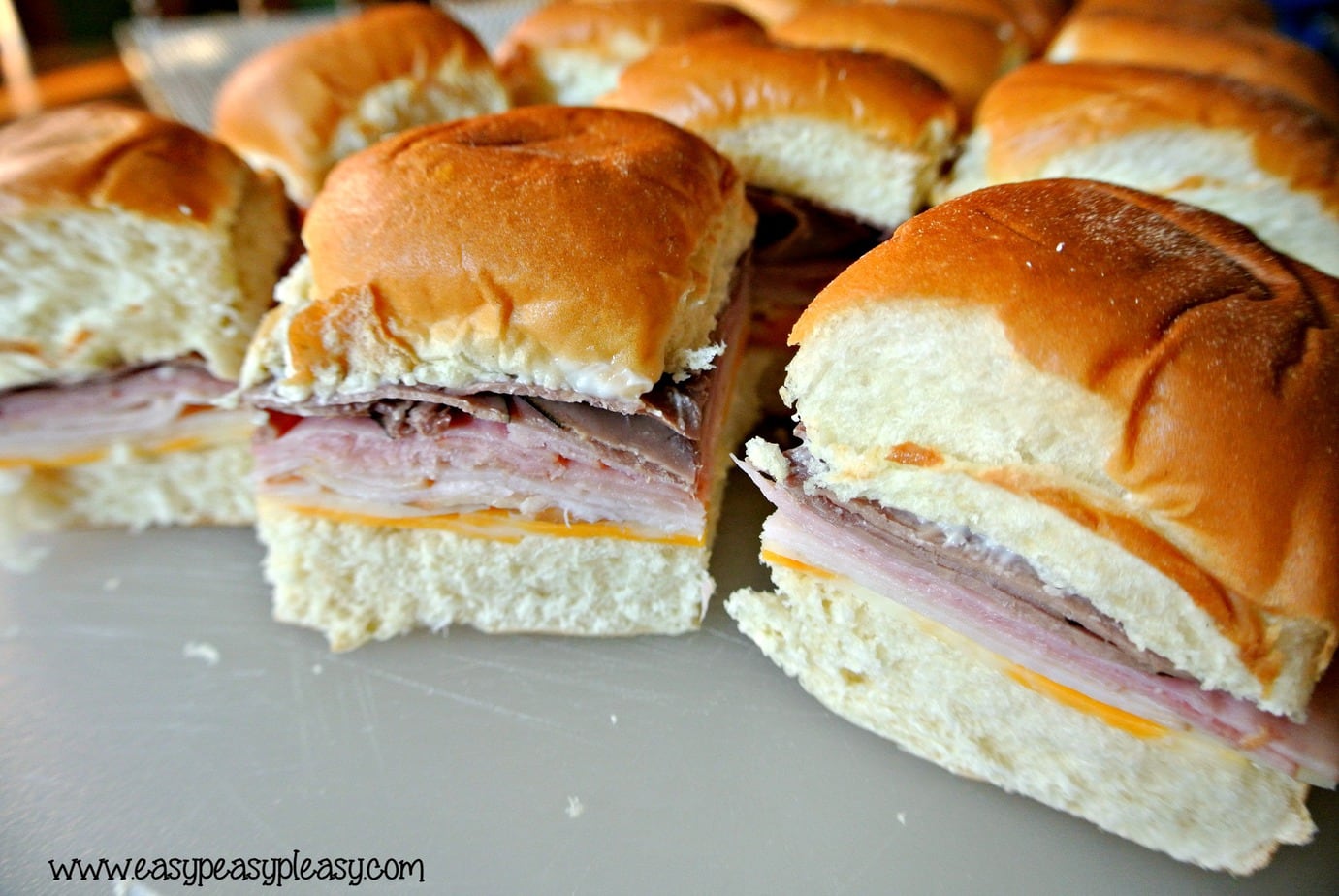 Easy To Go Sandwiches with no cleanup! Perfect for your ice chest!