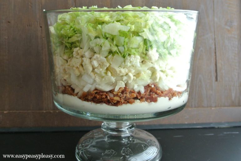 Bacon Cauliflower Salad that can feed a crowd!