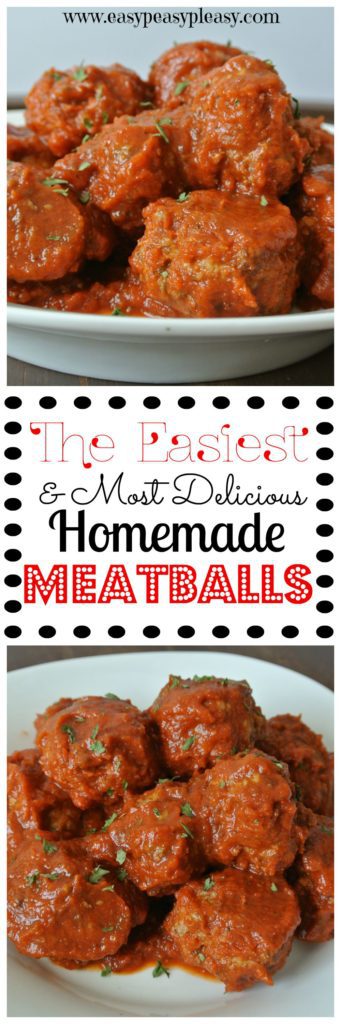 Kid Approved Easy Homemade Meatballs - Easy Peasy Pleasy