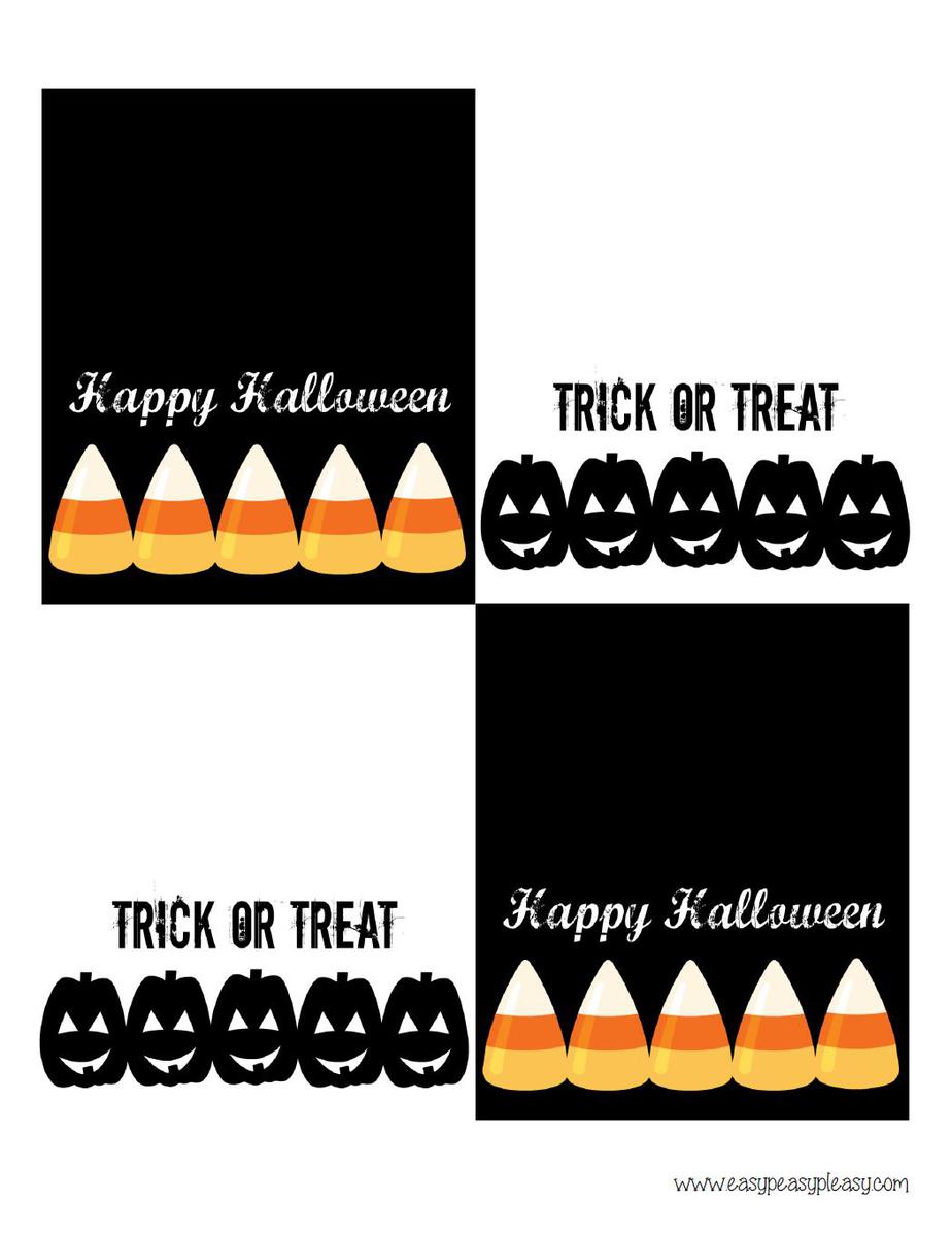 Free Printable Halloween Treat Bag Toppers Easy Peasy Pleasy