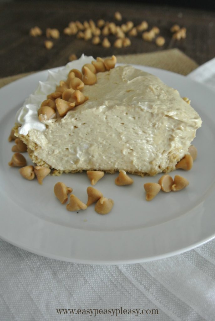 Easy No Bake Make Ahead Peanut Butter Pie Easy Peasy Pleasy