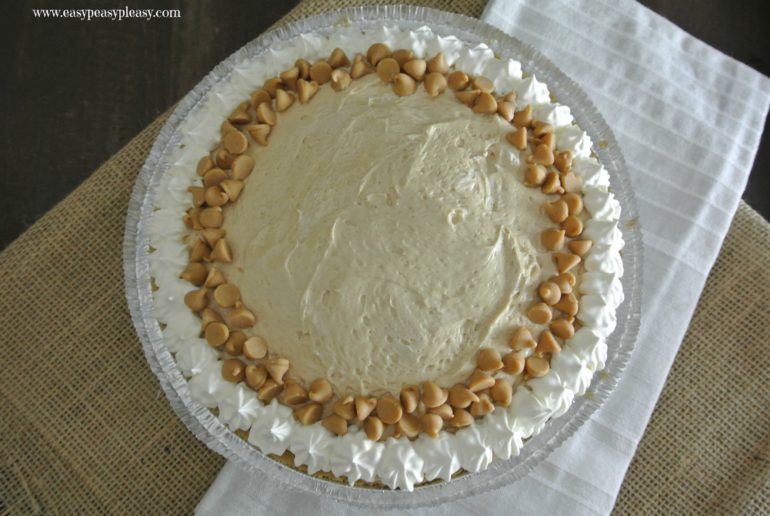 Easy No Bake Peanut Butter Pie