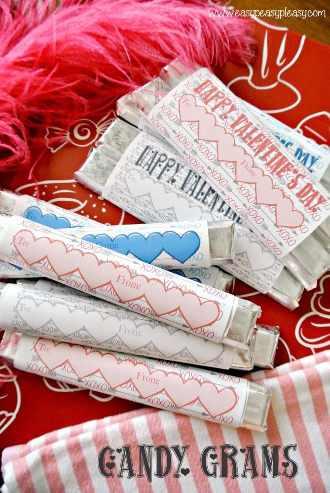 Free Printable Valentine's Day Candy Grams Easy Peasy Pleasy