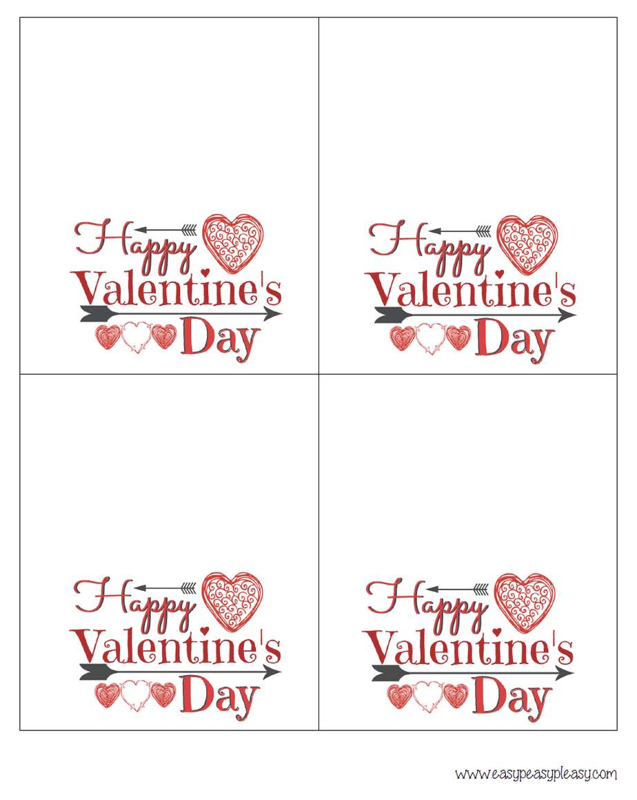 Free Printable Valentine Treat Bag Toppers Easy Peasy Pleasy