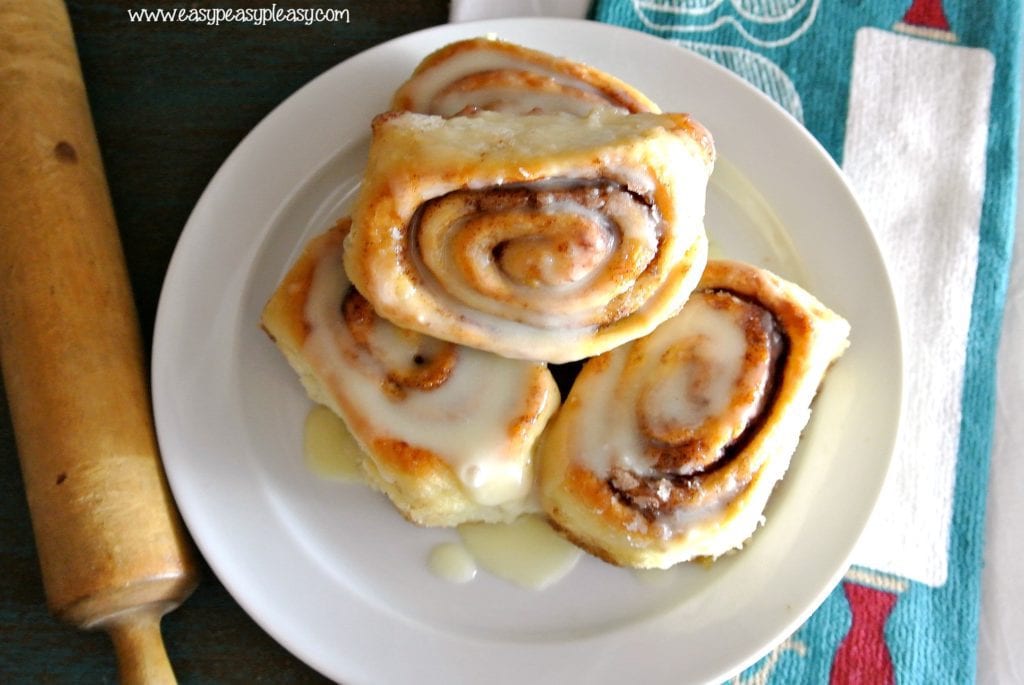 Make scratch cinnamon rolls easier with this awesome tip!