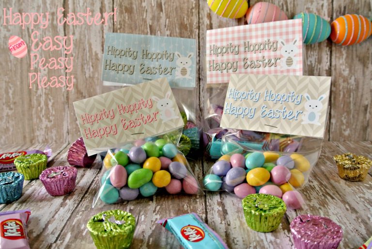 Free Printable Easter Treat Bag Toppers - Easy Peasy Pleasy