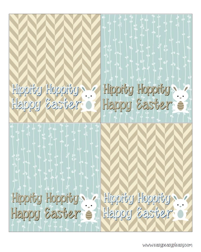 Free Printable Easter Treat Bag Toppers Easy Peasy Pleasy