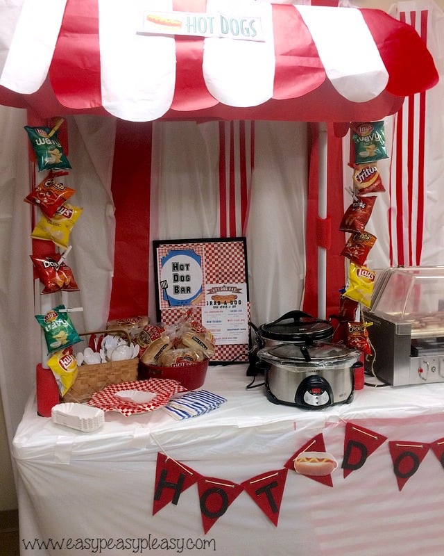 Teacher Luncheon Hot Dog Bar