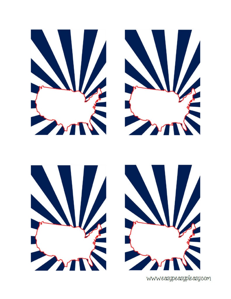 Free Printable Patriotic Party Pack - Easy Peasy Pleasy