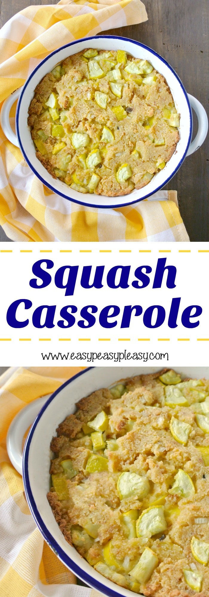 Use up that summer squash with this deliciously easy Squash Casserole.