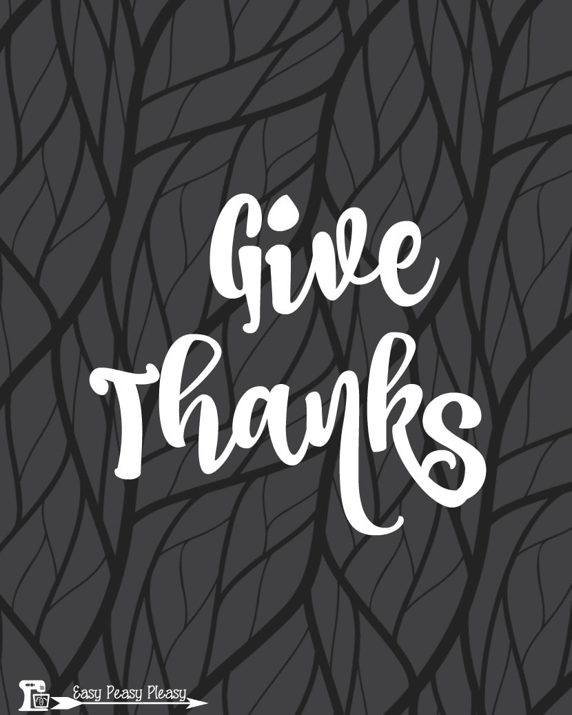 Free Thanksgving Printables Give Thanks 8x10