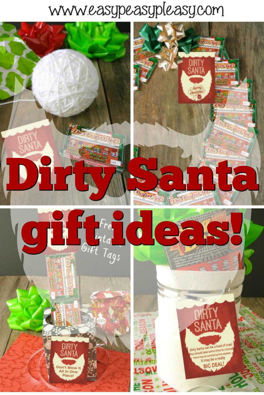 Dirty Santa + Lottery Tickets = The Perfect Gift - Easy Peasy Pleasy