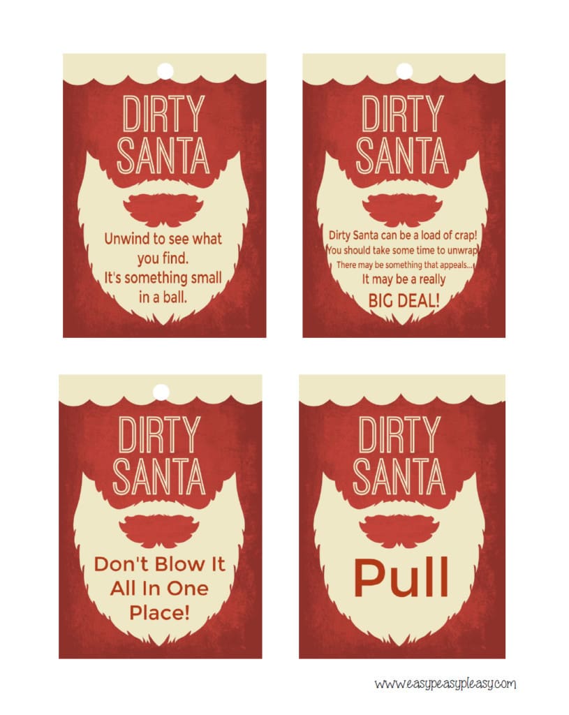 Dirty Santa + Lottery Tickets = The Perfect Gift Easy Peasy Pleasy