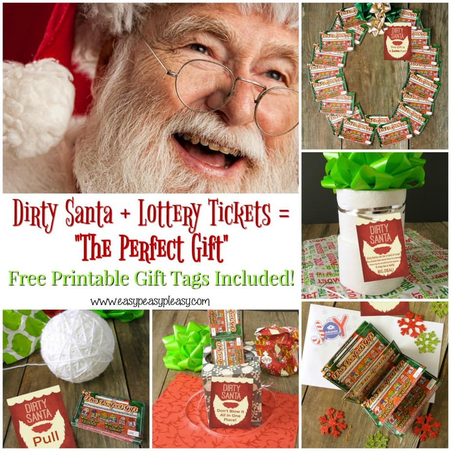 Dirty Santa + Lottery Tickets = The Perfect Gift Easy