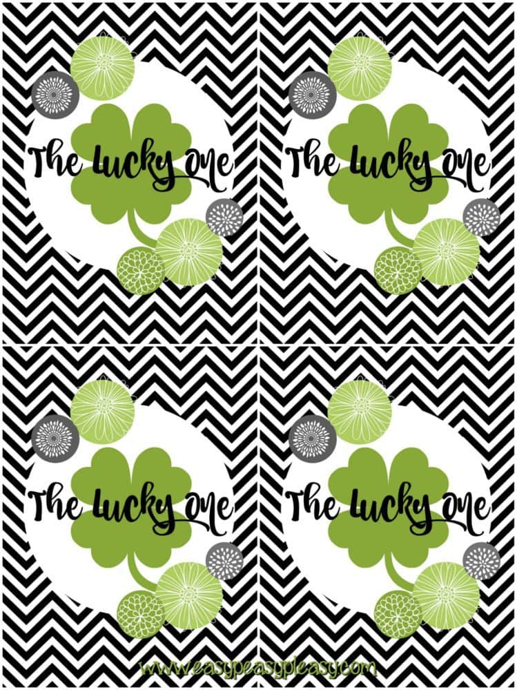 St Patricks Day Free Printable Gift Tags - Easy Peasy Pleasy