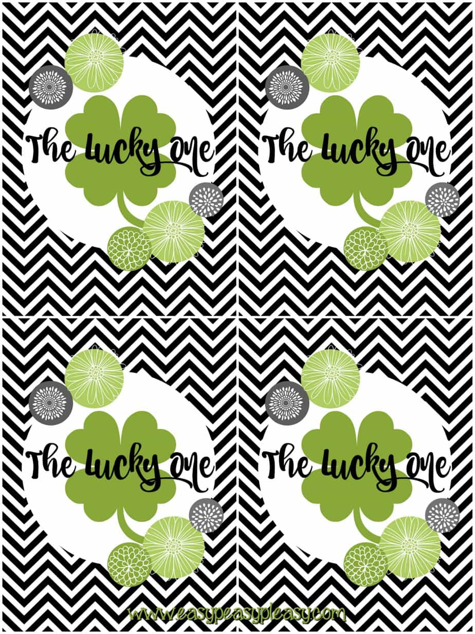 Free Printable St Pattys Day Gift Tags