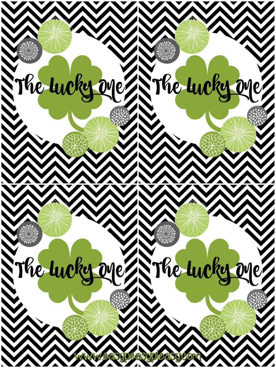 Happy St. Patrick's Day Printable Tags