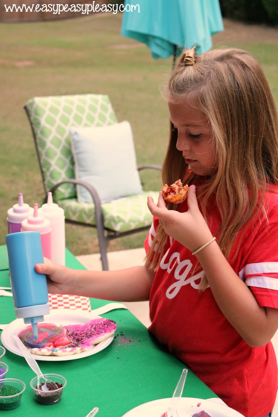 Pizza + Cookie Decorating = Game Day Fun For Kids