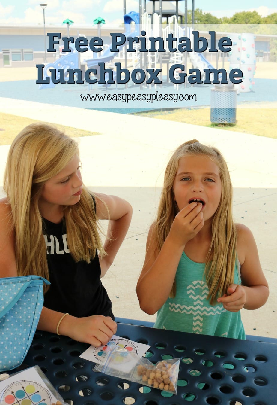 Free Printable Lunch Box Games for Kids