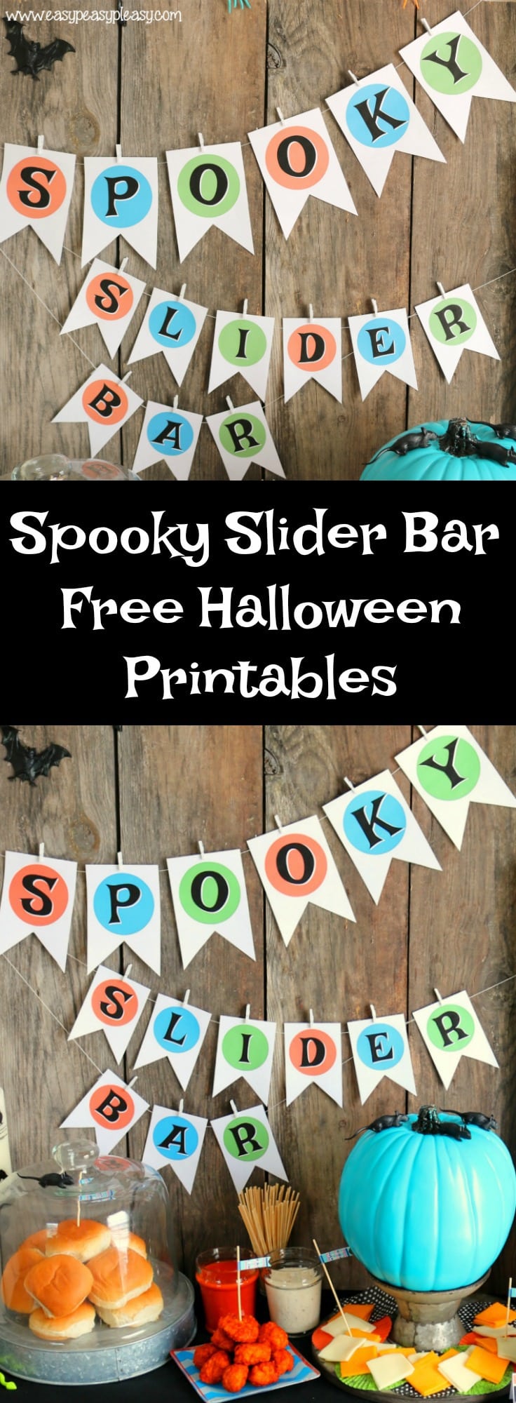 Free Spooky Slider Bar Halloween Printables.