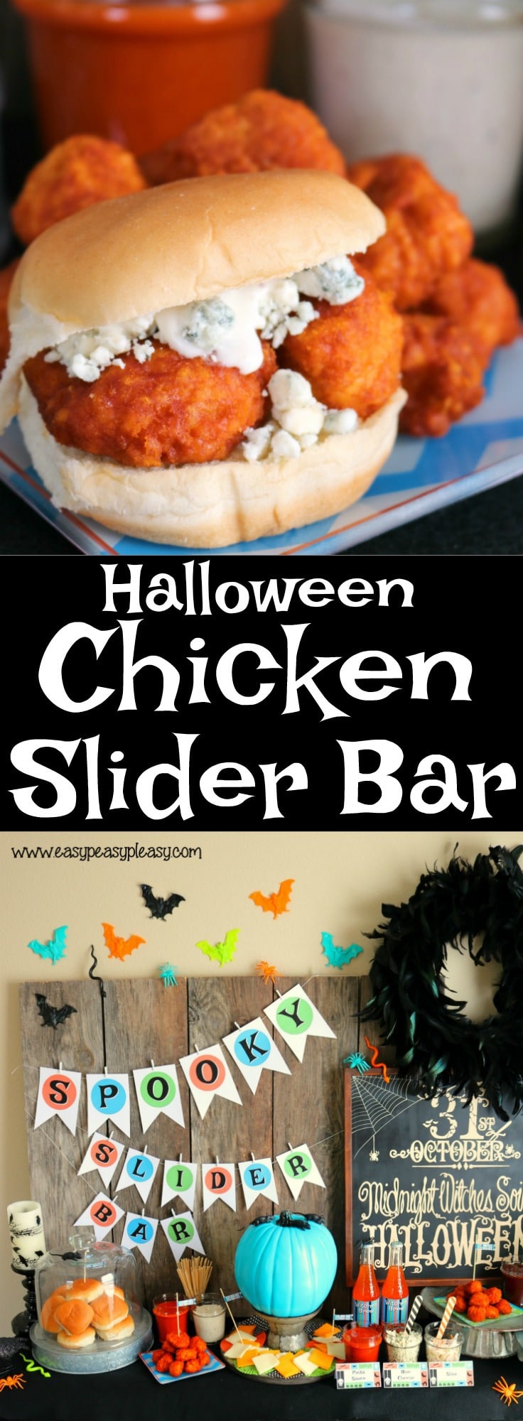 Halloween Chicken Slider Bar