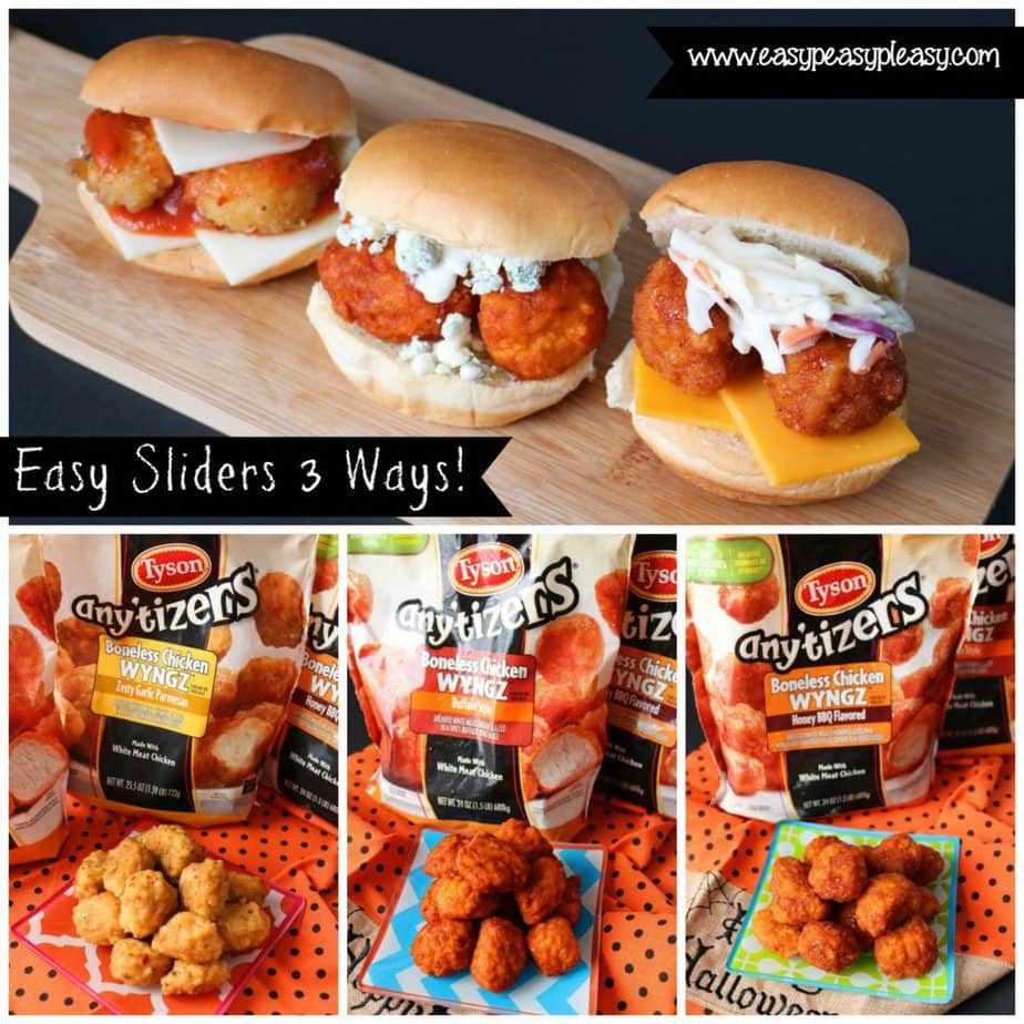 Spooky Slider Bar Chicken Slider Recipes Easy Peasy Pleasy