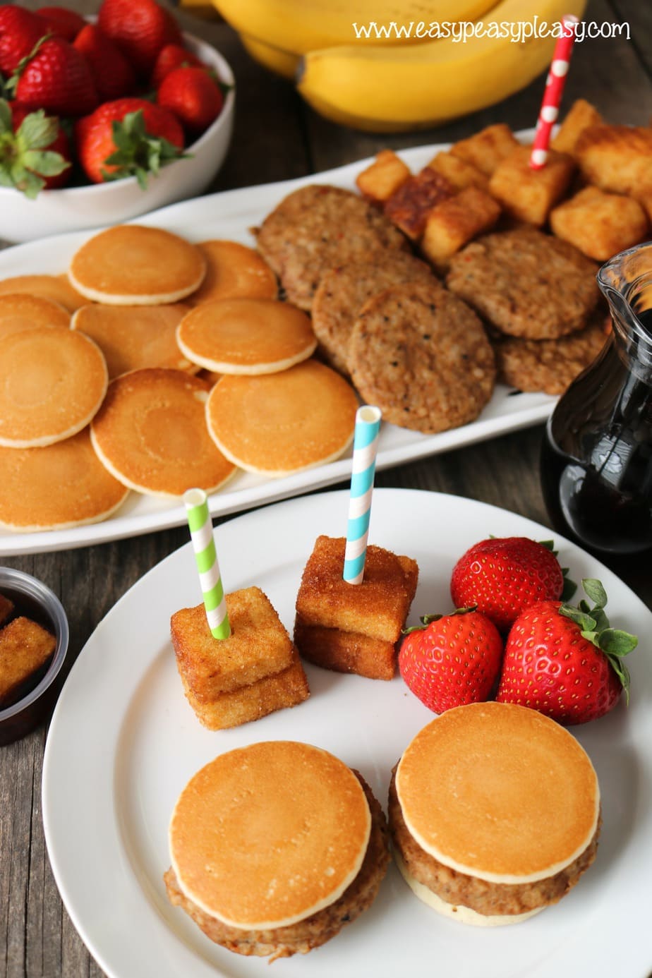 Create the perfect breakfast bar using these tips for an easy weekday breakfast idea!