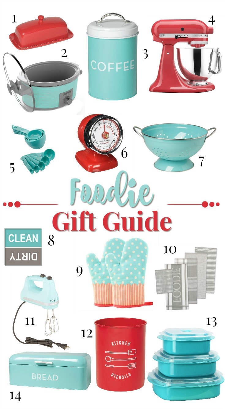 Foodie Gift Guide makes shopping easy. Get your foodie gifts they will love! easypeasypleasy.com