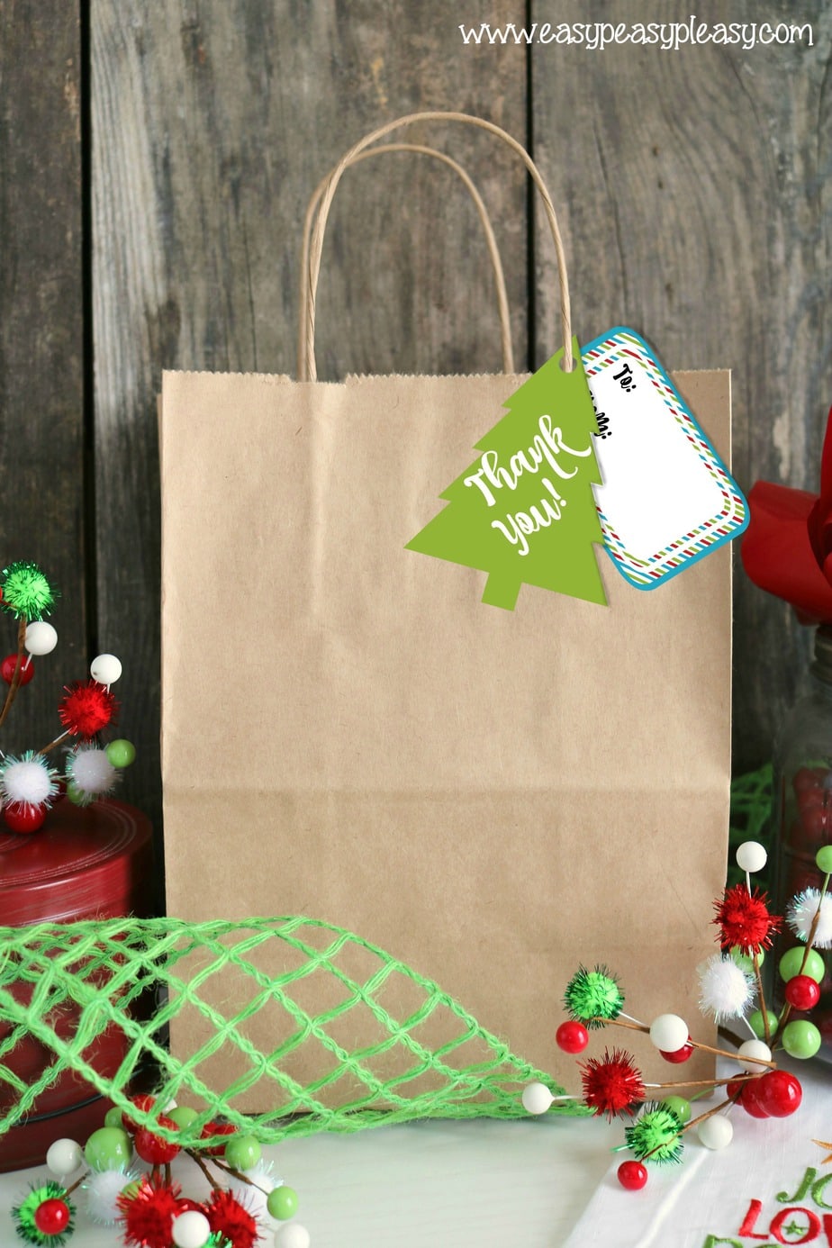 Free Printable Christmas Chip Bag Wrapper