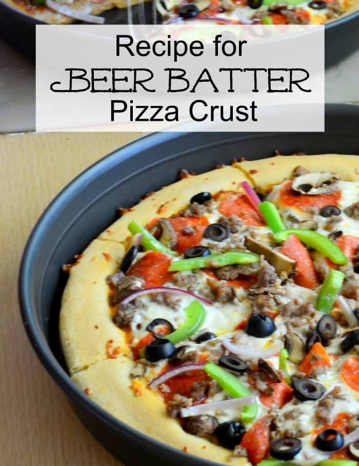 beer batter pizza crust