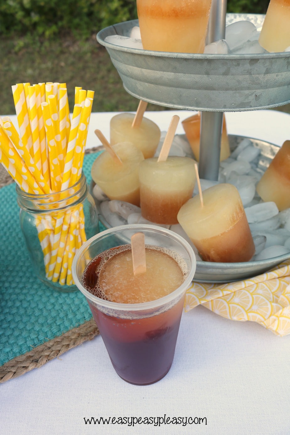 Check out how the kids elevate these Arnold Palmer Popsicles. Kid approved homemade popsicles!