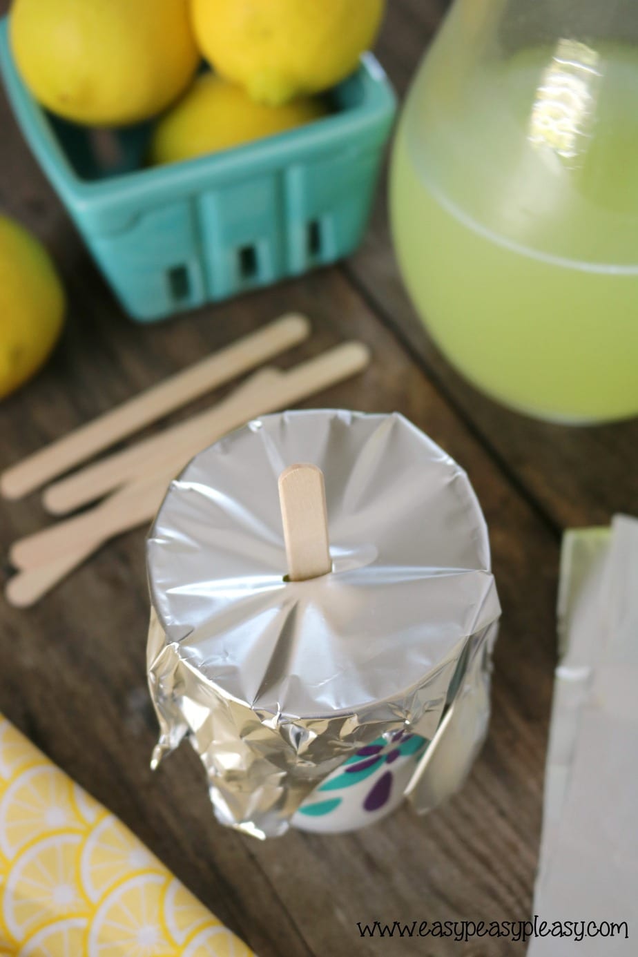 Follow these steps to make super easy and refreshingly delicious homemade lemonade Popsicle. Step 5 to homemade popsicles in a cup.