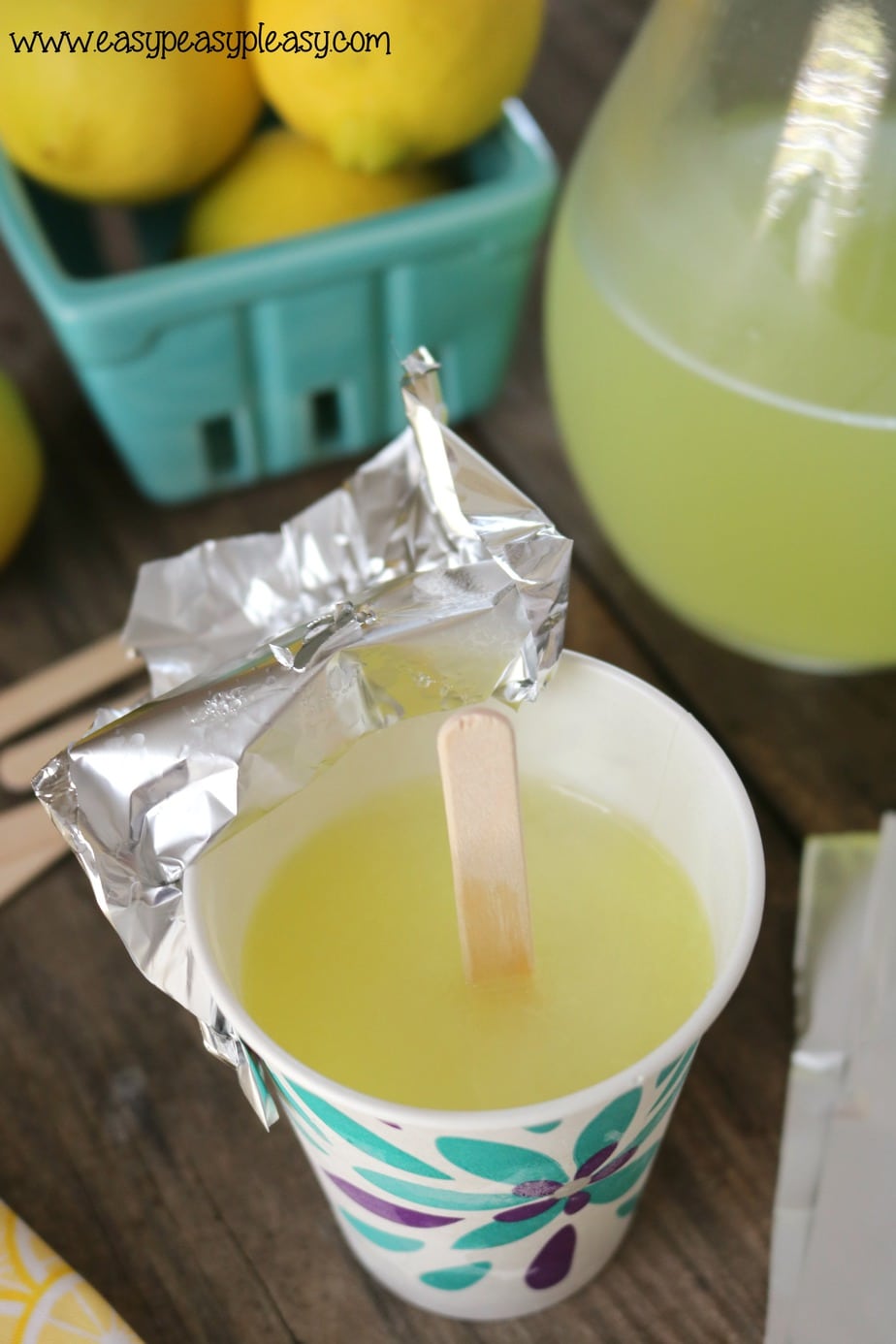 Follow these steps to make super easy and refreshingly delicious homemade lemonade Popsicle. Step 6 to homemade popsicles in a cup.