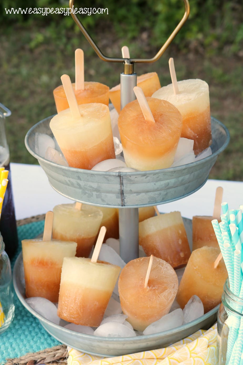 If you love to drink an Arnold Palmer then you will love these homemade Arnold Palmer Popsicles.