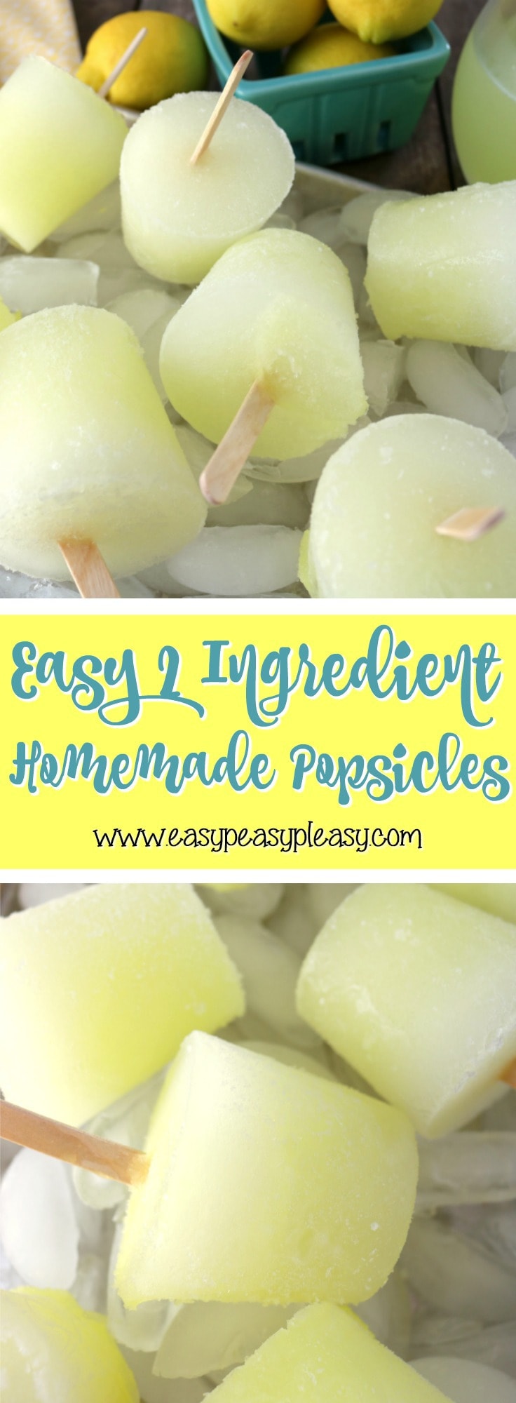 Making popsicles at home has never been easier. Grab a few items and a couple ingredients to make these super refreshing lemonade popsicles. Come check out my easy step by step instructions.