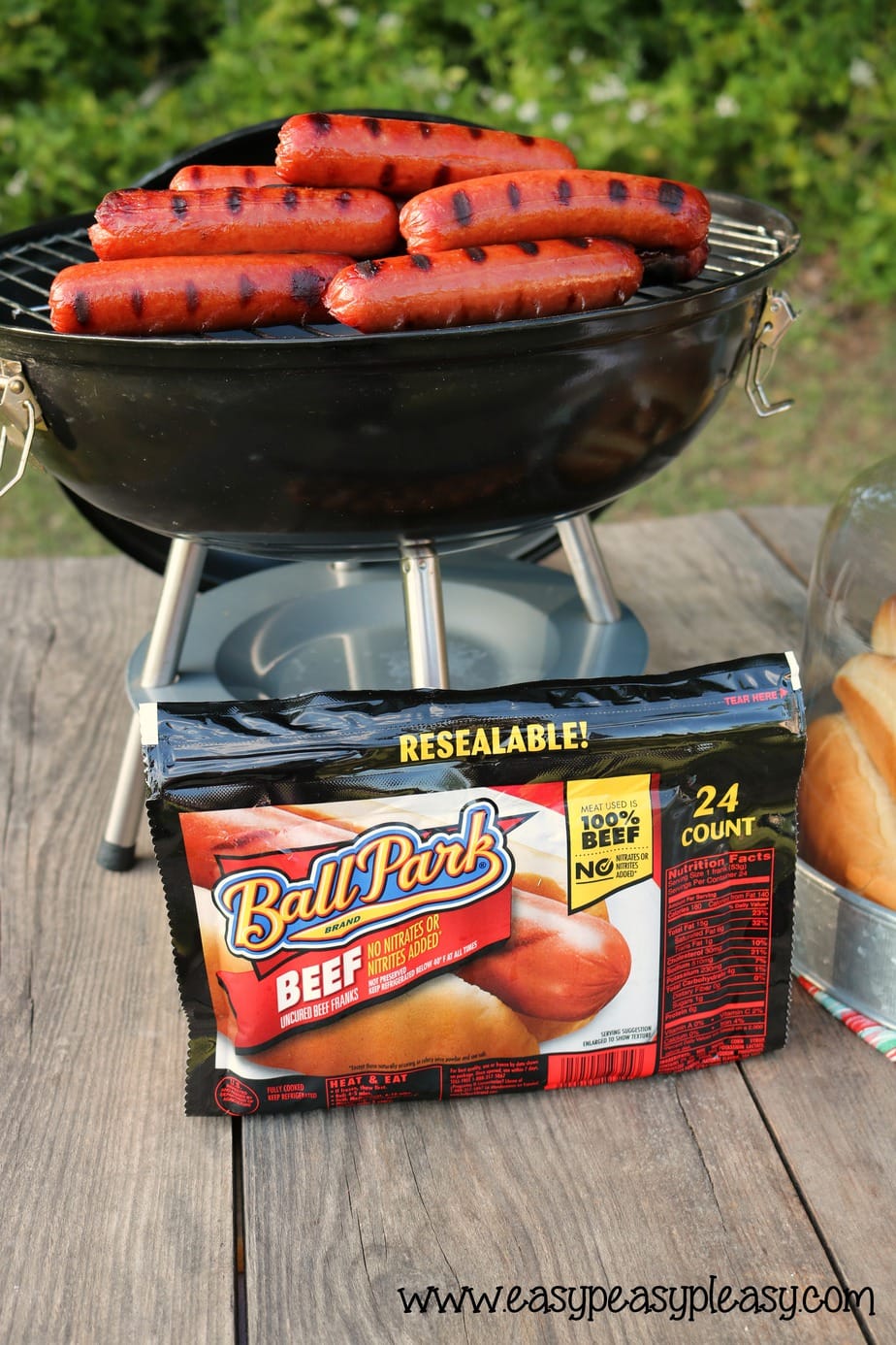 Swing by Sam's and pick up a huge package of Ball Park Hot dogs to keep on hand for those impromptu backyard cookouts this summer.