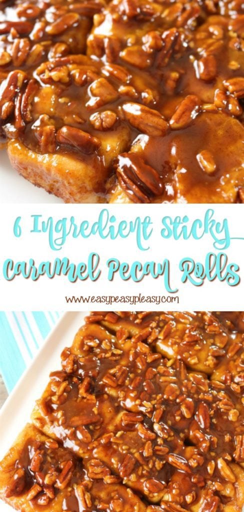 Easy Sticky Caramel Pecan Rolls Easy Peasy Pleasy 9257