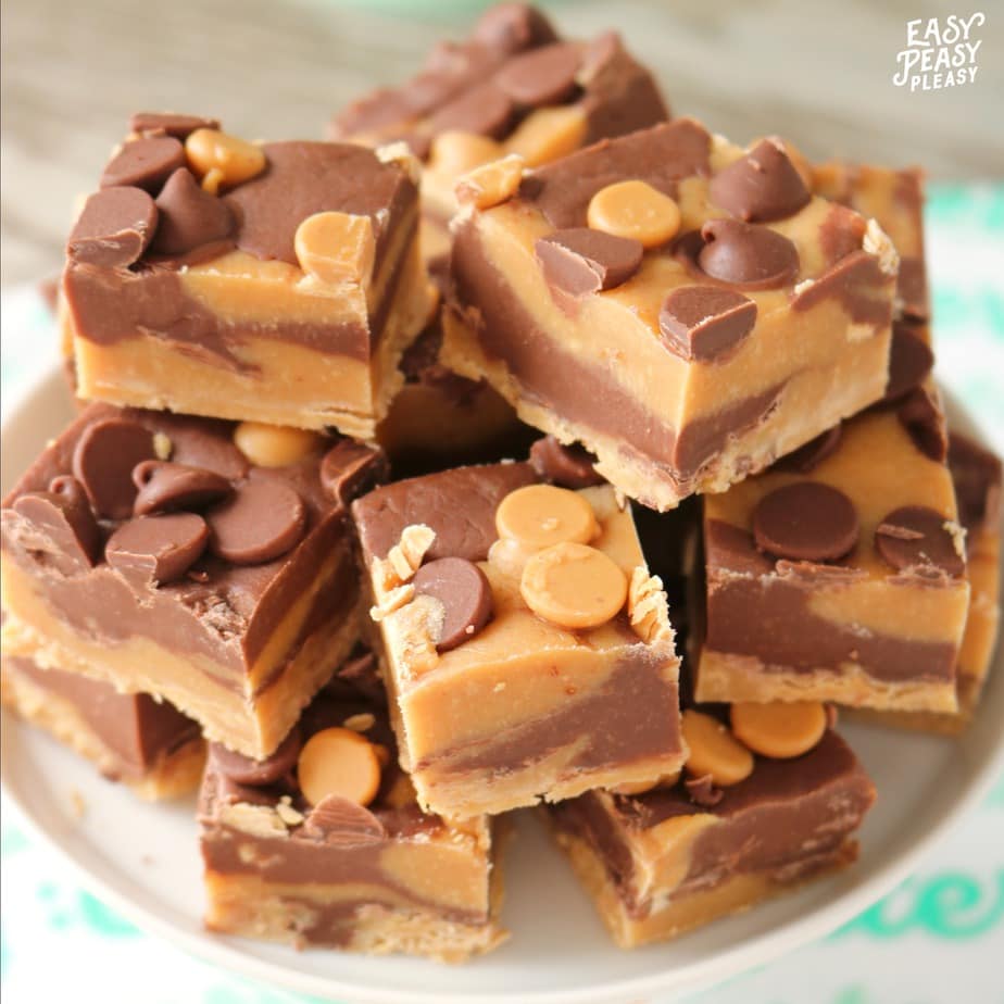 Use your microwave to satisfy your sweet tooth with 3 easy ingredients. This 3 Ingredient Chocolate Peanut Butter Fudge can be made in just 5 minutes.