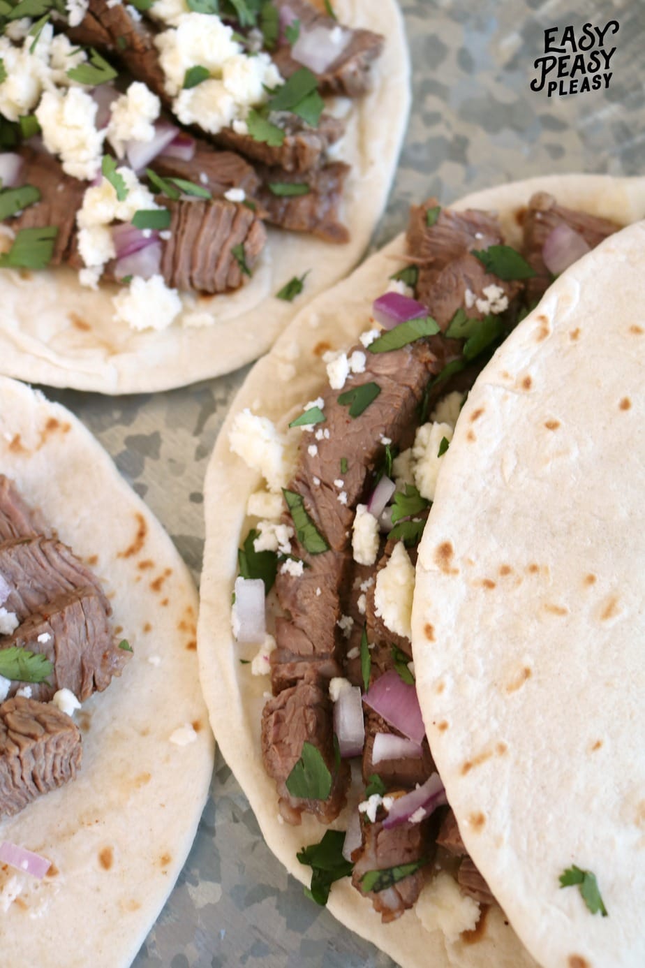 Steak Soft Tacos are perfect for Cinco De Mayo, Taco Tuesday, or any day of the week.