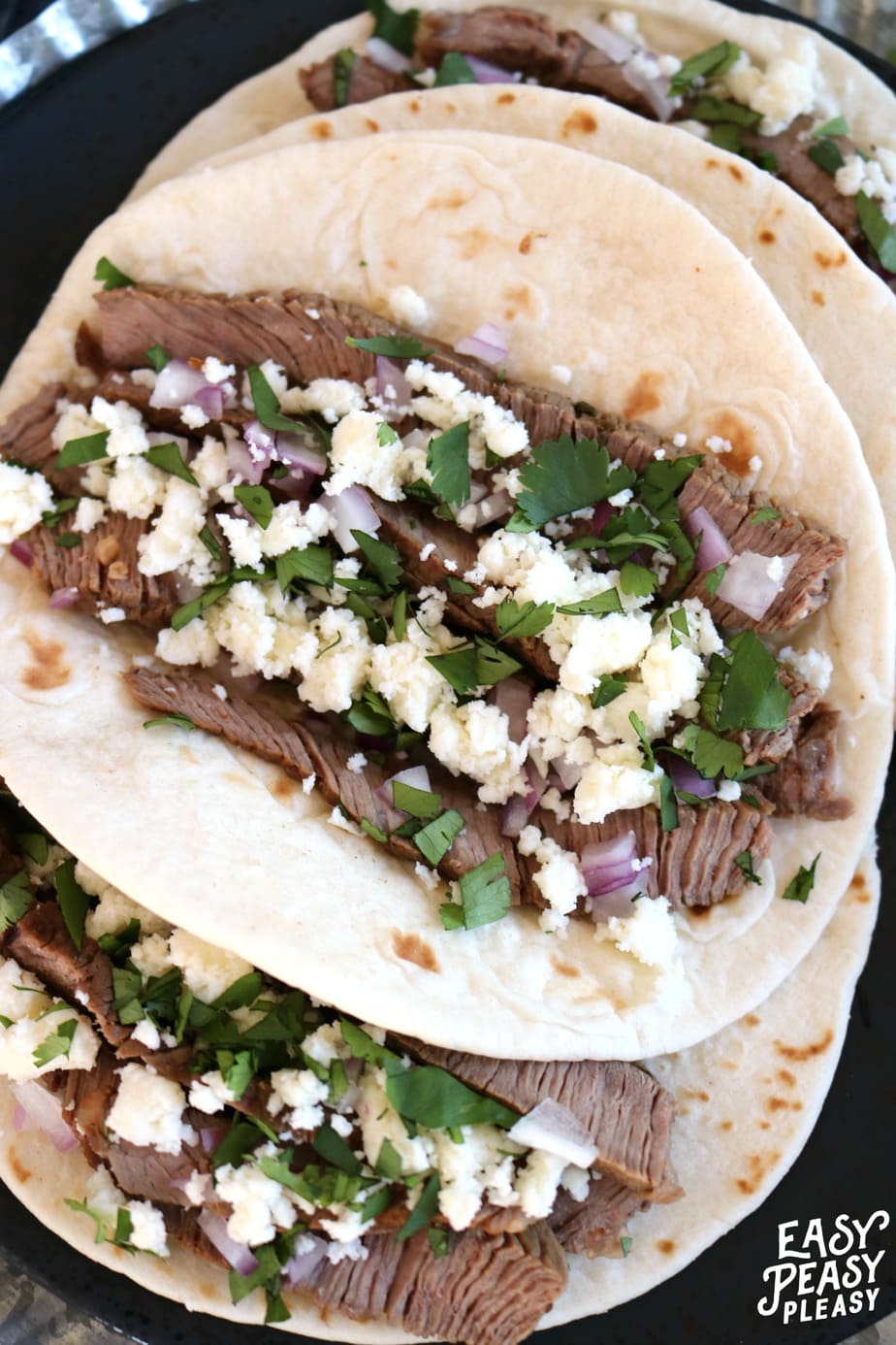 Steak Tacos is the perfect recipe addition to Taco Tuesday, Cinco De Mayo, or any day of the week.