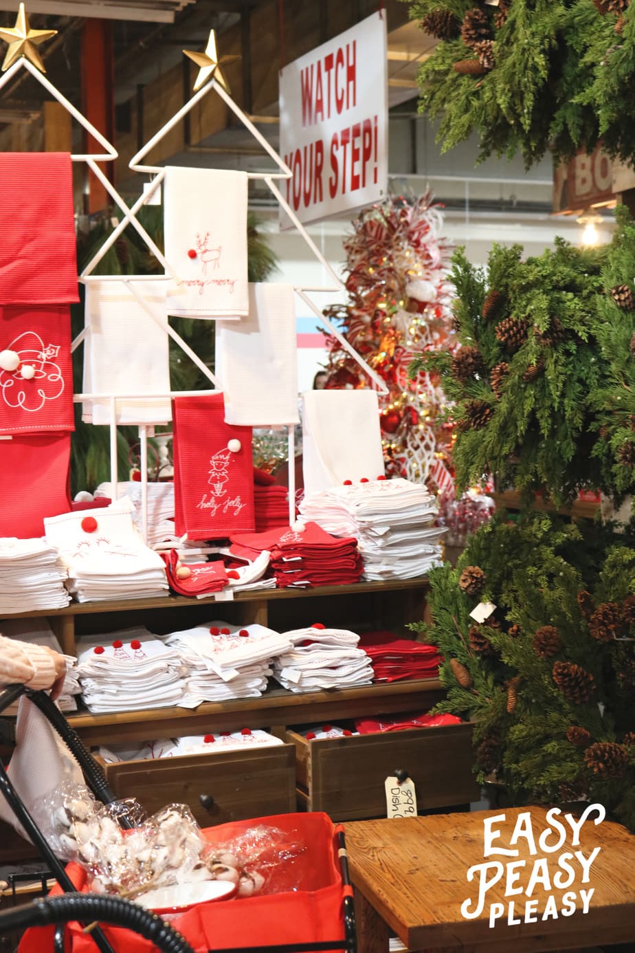 (ad) Christmas Hand Towels found at the Guess and Company Christmas at the Warehouse Sale.