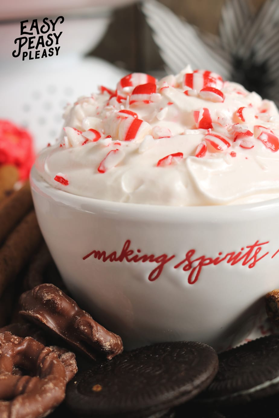 (ad) Easy Peppermint Dip using only 4 Ingredients